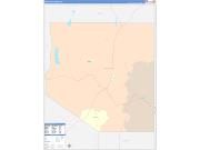 White Pine County, NV Wall Map Color Cast Style 2022